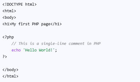 PHP Example